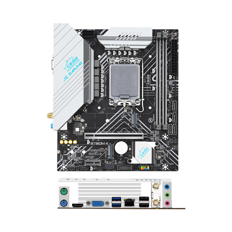 B760M-K Placa base LGA-1700 pin Memoria DDR4 La interfaz dual M.2 admite WIFI