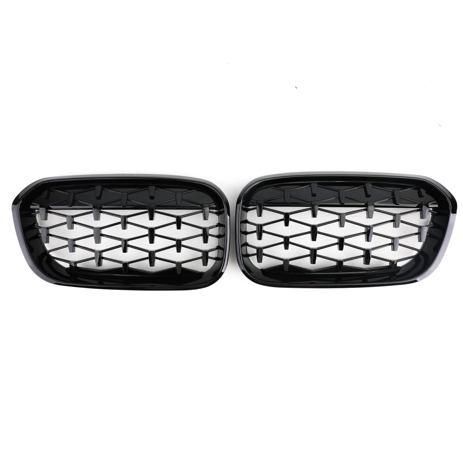 Meteor Black Front Kidney Grille Fit BMW 2015-2017 1 Series F20/F21 Generic