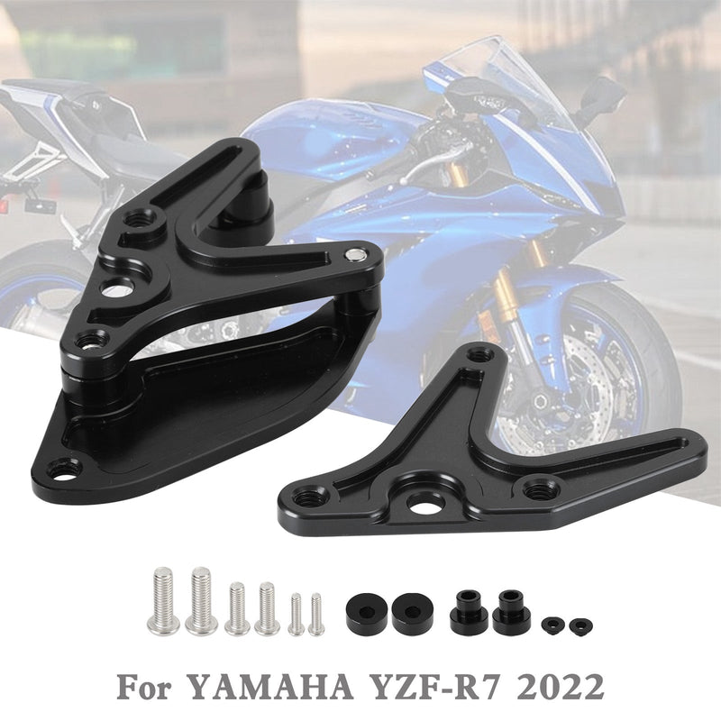 ياماها YZF-R7 R7 2022 حامل دراجة نارية من الألومنيوم مزود بخطاف وواقي لأصابع القدم