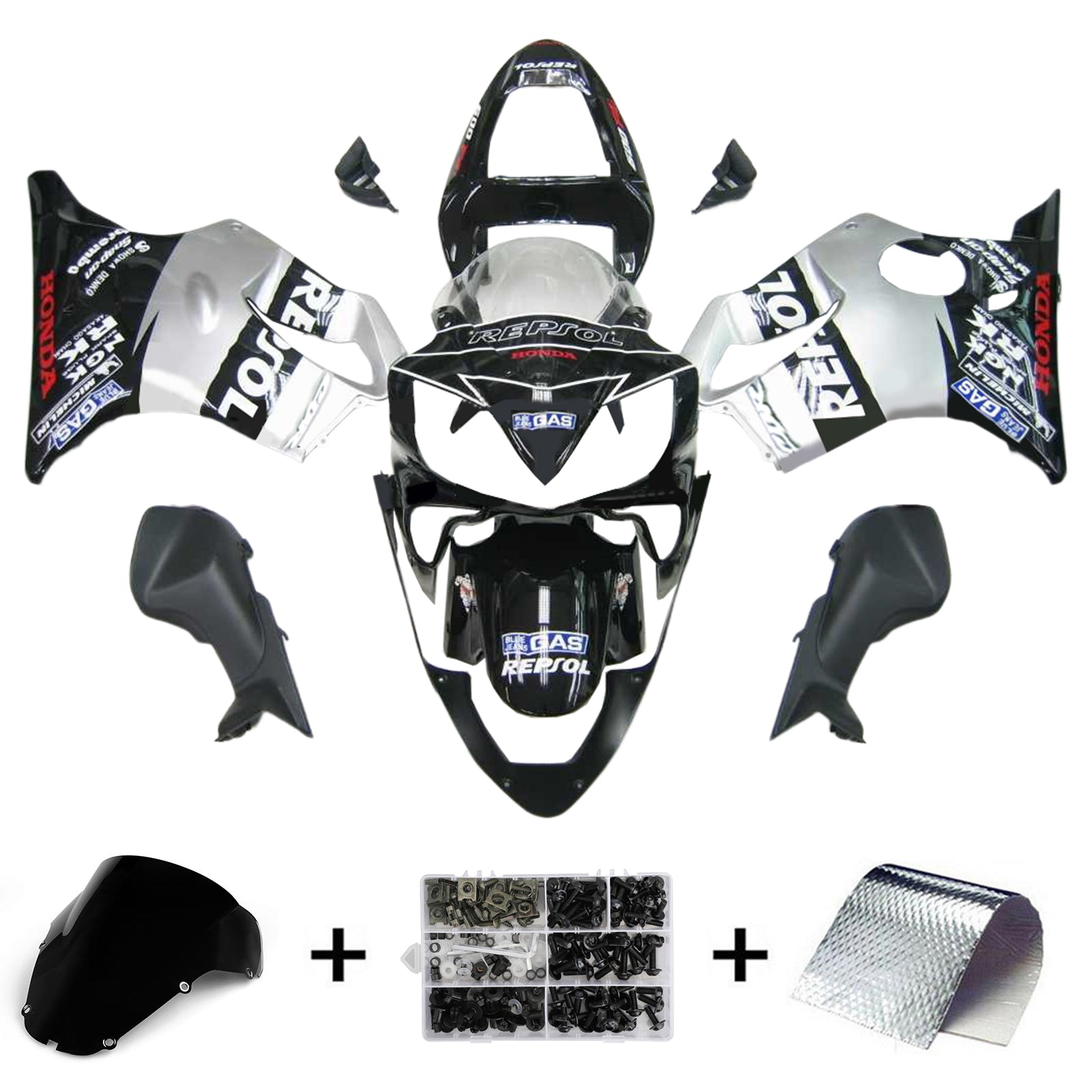 Honda CBR600 F4i 2001-2003 Fairing Kit Bodywork Plastic ABS