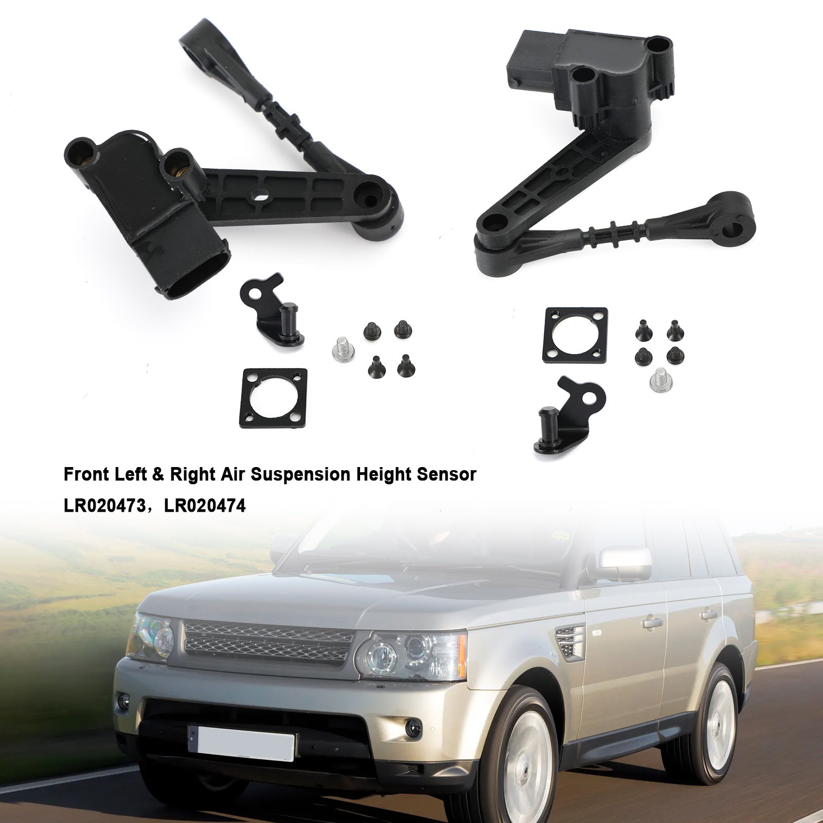 Par de Sensor de nivel de altura delantero derecho e izquierdo para Land Rover Range Rover Sport genérico