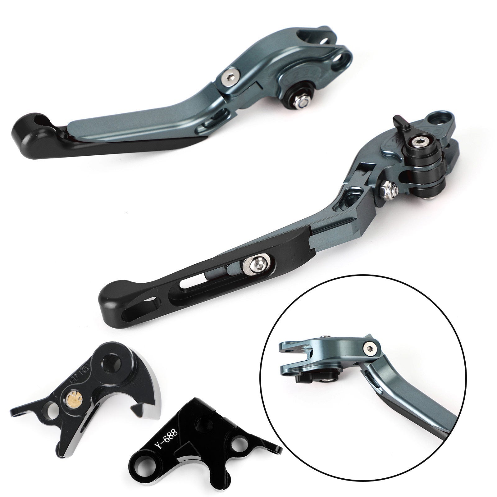 Adjustable Clutch Brake Lever for Yamaha MT-09 Tracer 900/GT 21-22 YZF R6 17-20 Generic