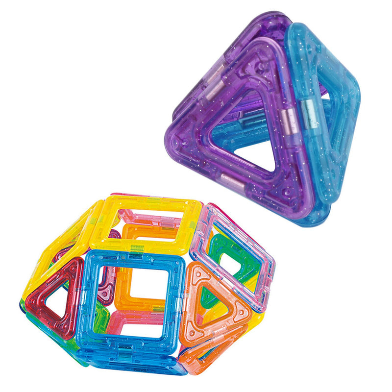 51 Uds. Todos los bloques de construcción magnéticos juguetes para niños bloques educativos