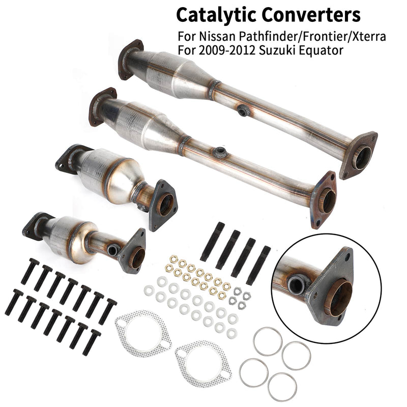 2012 Nissan NV2500/NV3500 4.0L Catalytic Converter Set