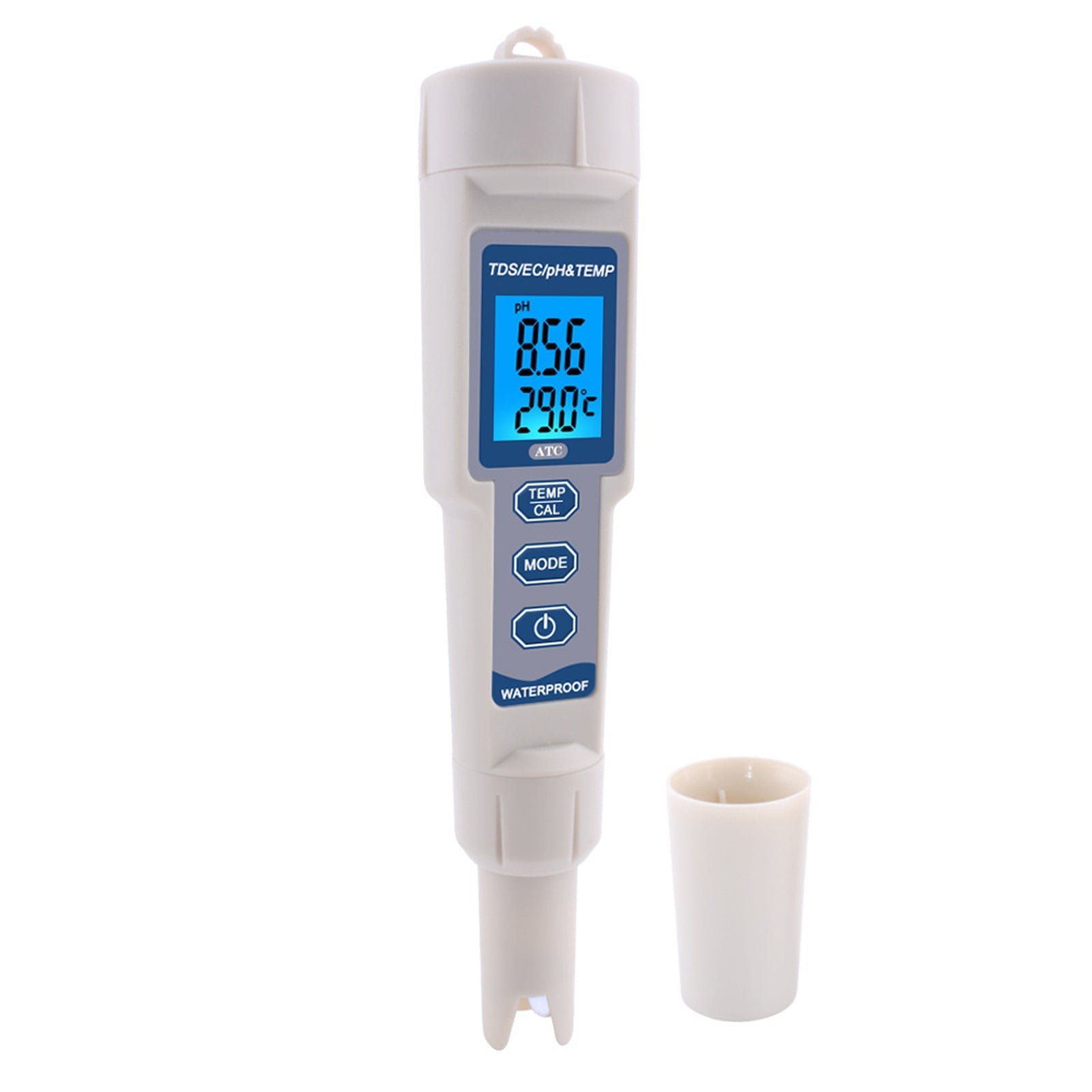 4 en 1 PH/TDS/EC/medidor de temperatura herramienta de prueba de Monitor de calidad de agua Digital