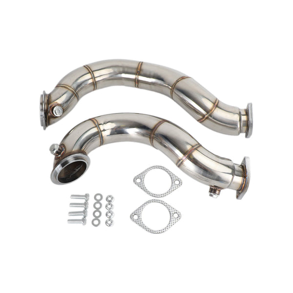 BMW N54 2007-2011 335Xi E90 E92 3 inch Stainless Steel Exhaust Downpipe Pipes compatible for Generic