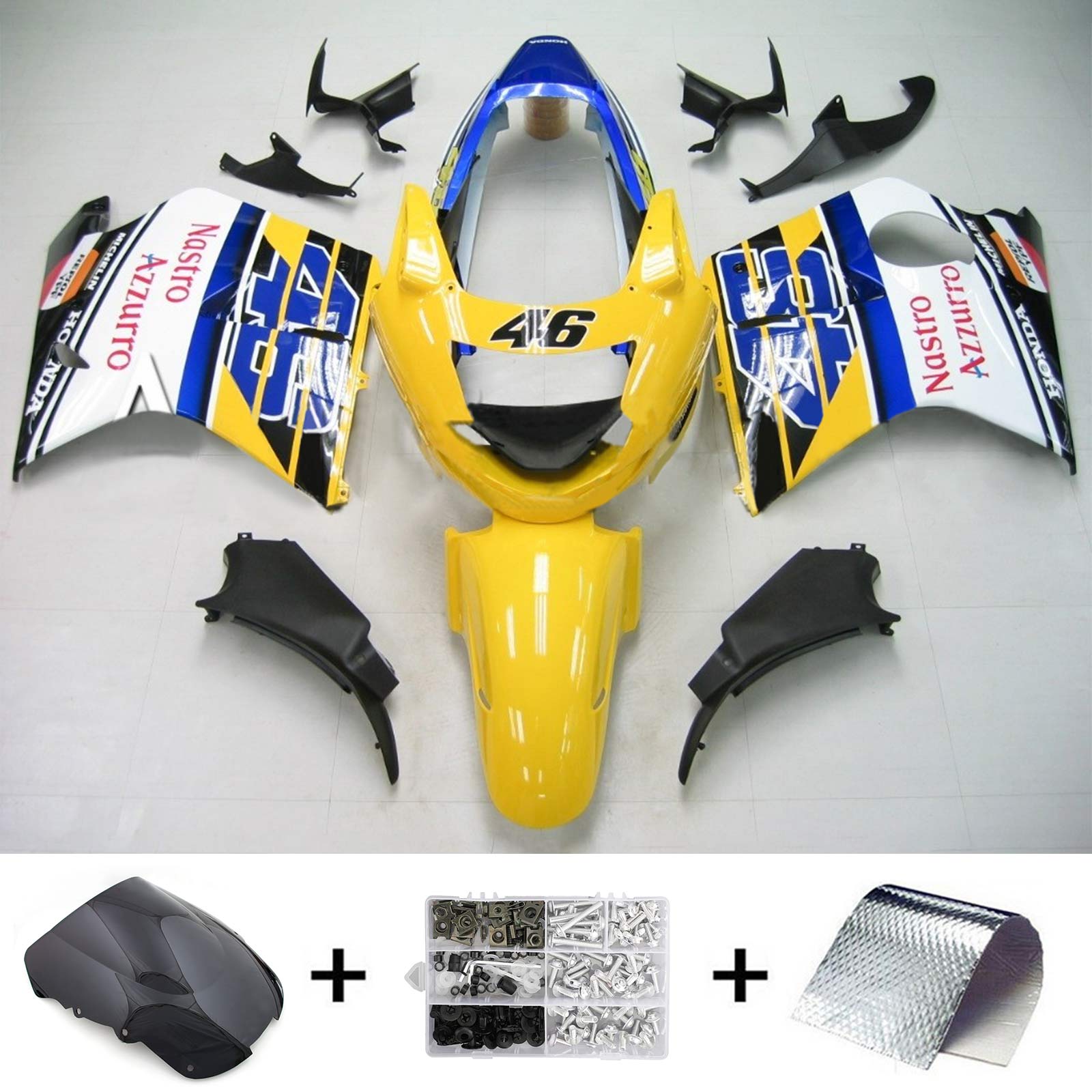 Honda CBR1100XX SuperBlackBird 1996-2007 Fairing Kit