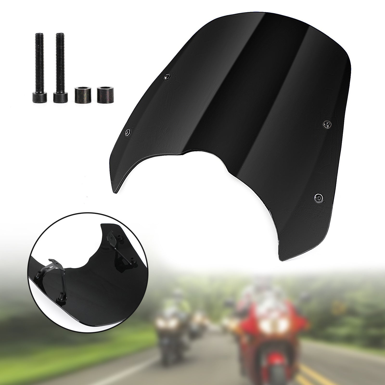 Windshield Windscreen Protector for Kawasaki Vulcan S650 VN650 2015-2022 Generic