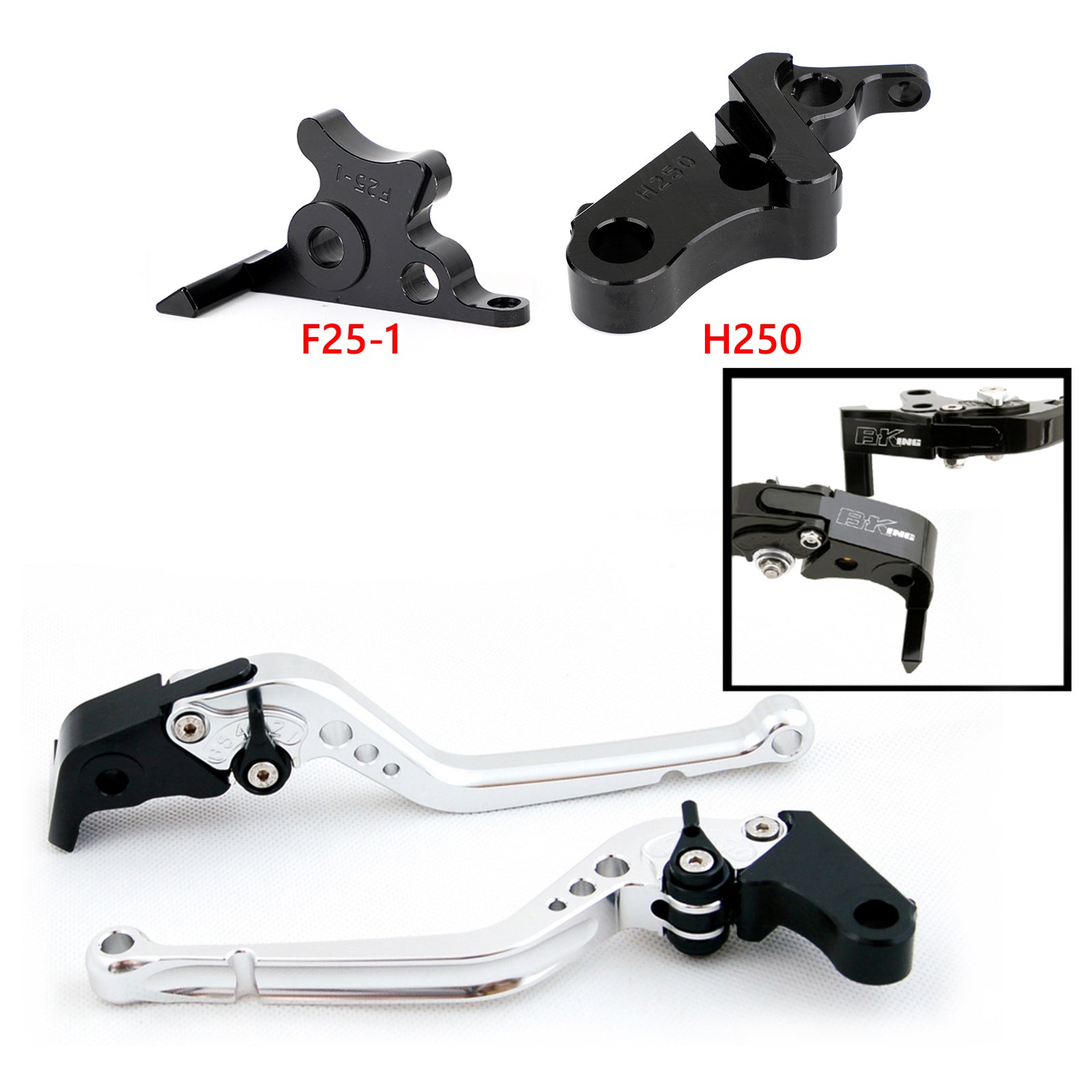 Long Clutch Brake Lever fit for Honda CBR500R/CB500F/X 19-21 CBR300R 19-21 Generic