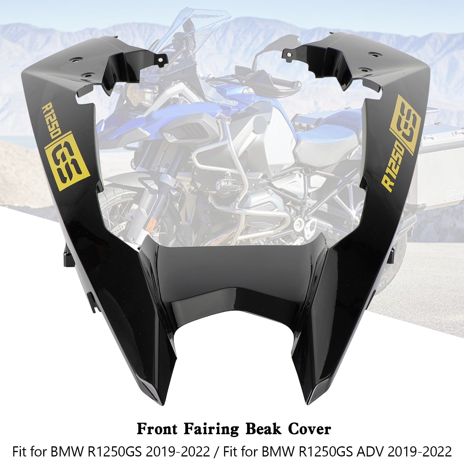 Cubierta de guardabarros de pico de carenado de nariz delantera para BMW R1250GS / ADV 2019-2022