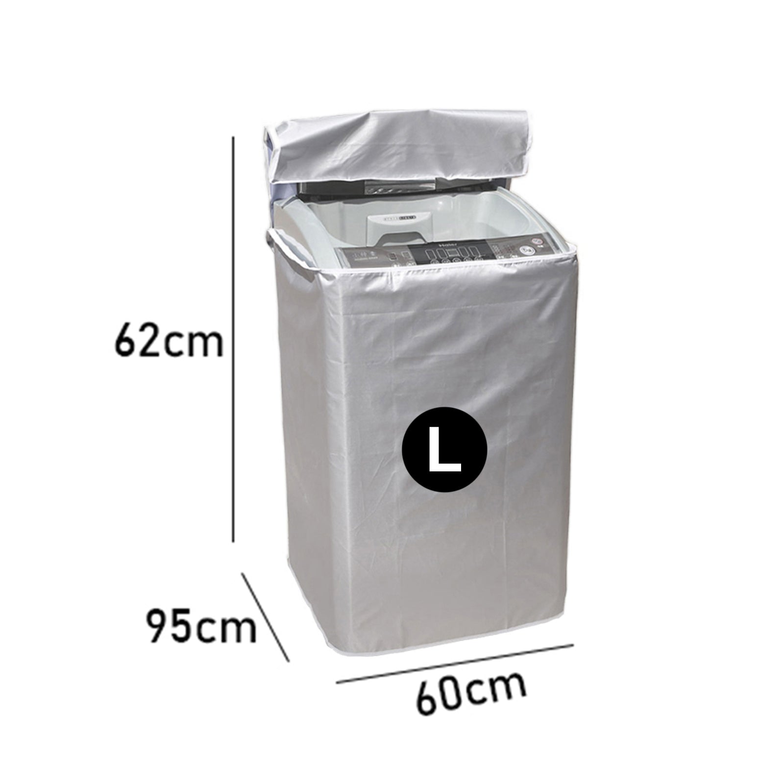 Dustproof Washing Machine Waterproof Protective Cover Front Load Wash Dryer S-XL