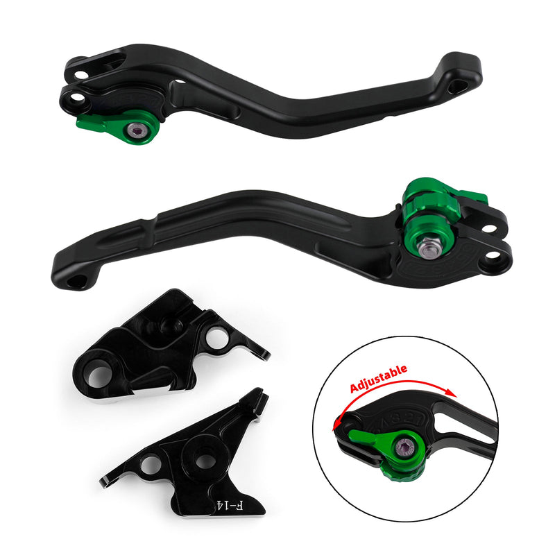 Palanca de freno de embrague corta Kawasaki ZZR600 ZXR400 Z750S ZX9R ER-5