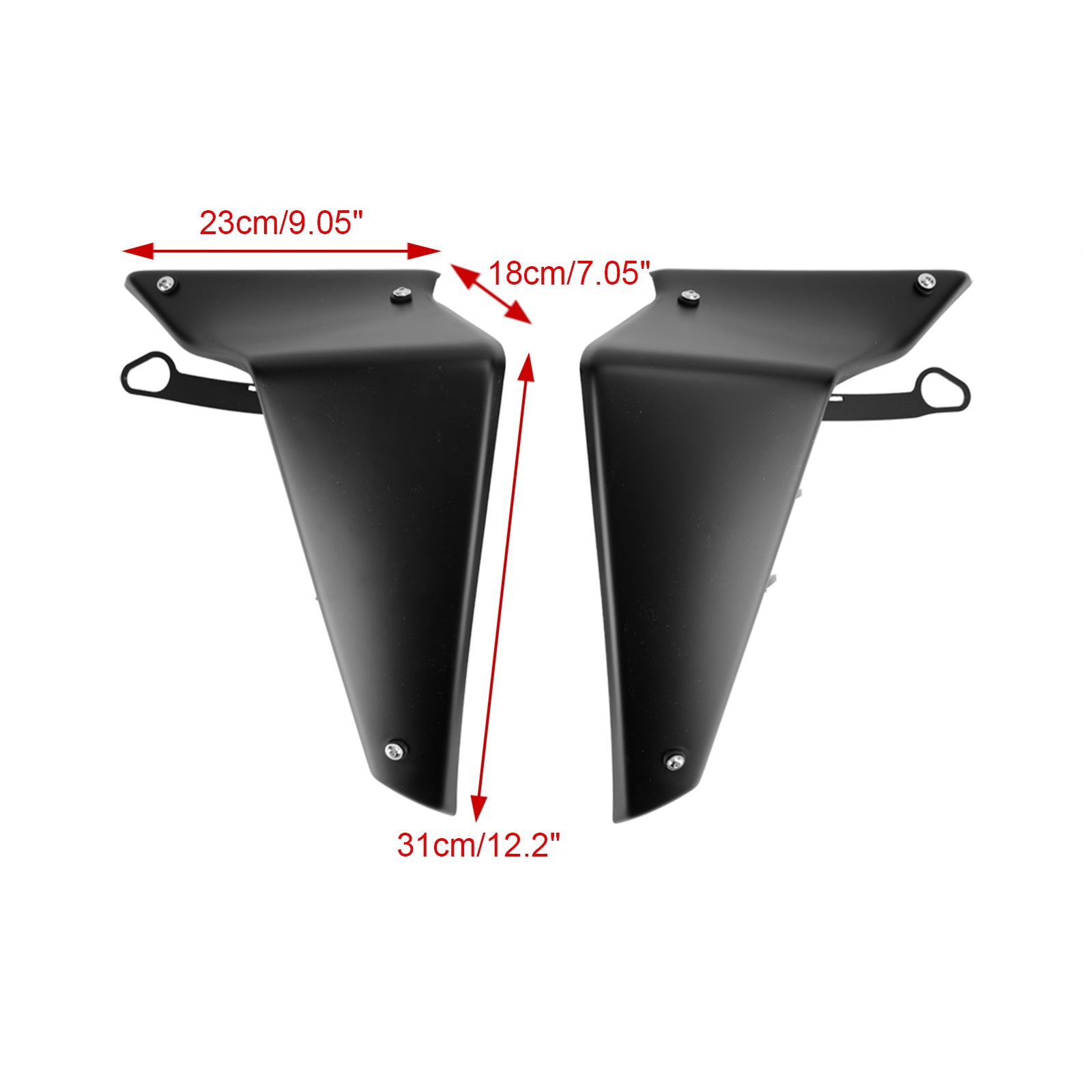 Alerones laterales Deflector de ala aerodinámica para YAMAHA MT-09 SP FZ09 2021-2022