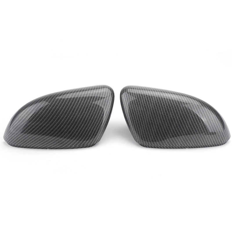 Carbon Pair Side Mirror Cover Cap Replacement for VW Golf MK6 2010-2013 Generic