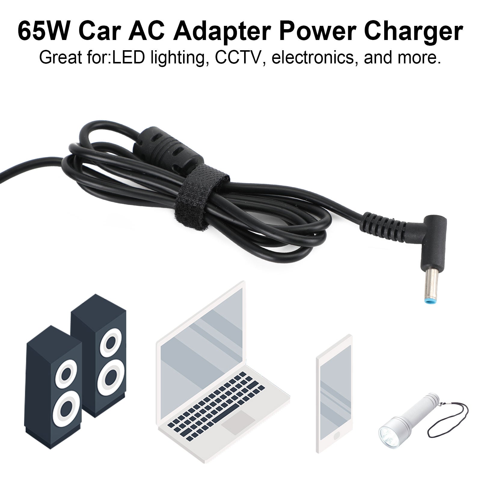 65W Car AC Adapter Power Charger For Dell Laptop Notebook 4.5x3.0mm 19.5V 3.33A