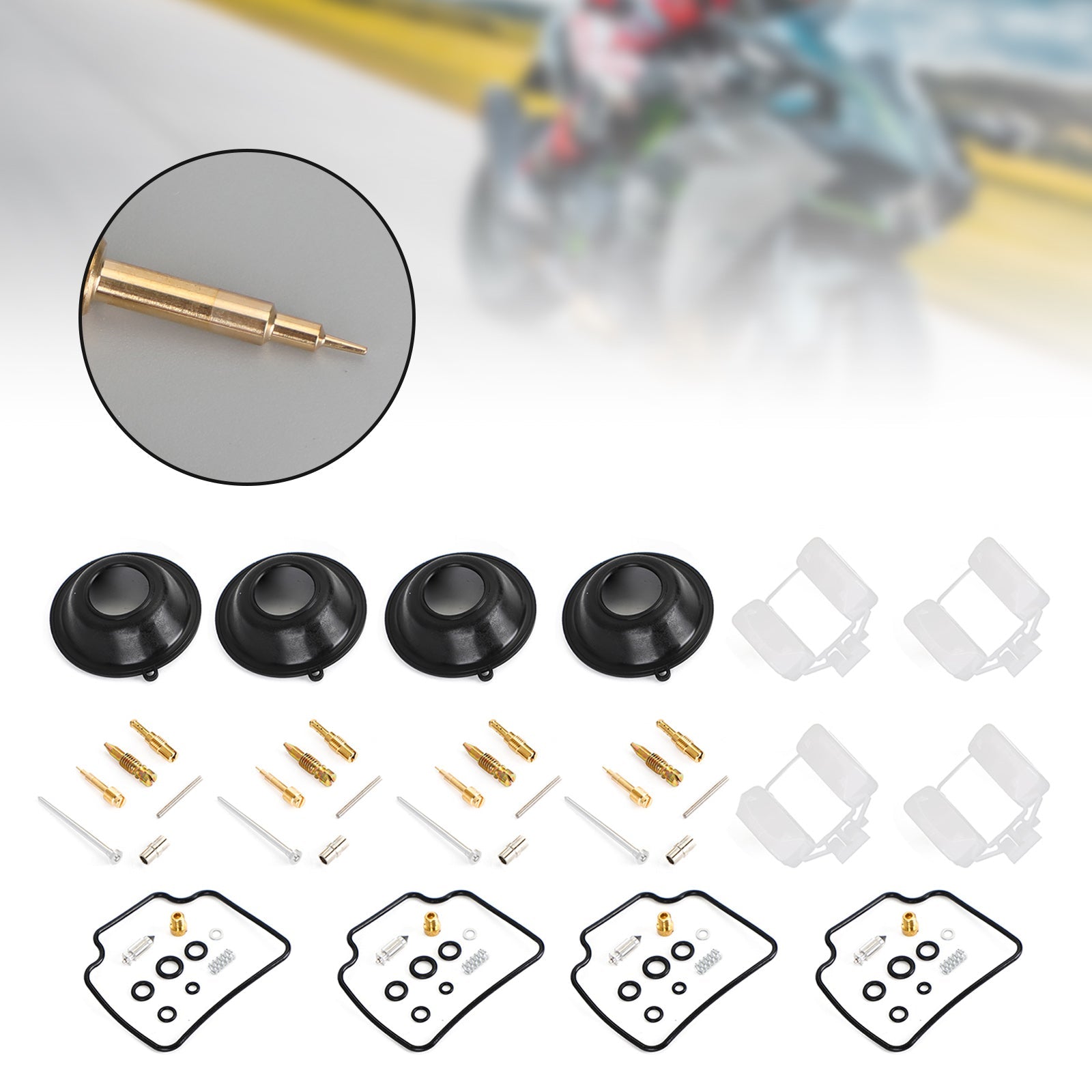 Kit de reconstrucción de carburador de motocicleta apto para Honda NC36 CB400FOUR genérico