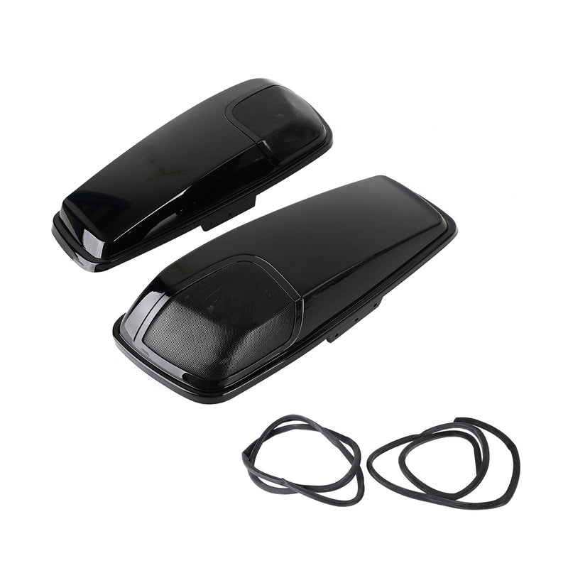 5 x 7 Speaker Lids Vivid Black for Touring Saddlebag 2014-2020 Street Glide CVO Generic