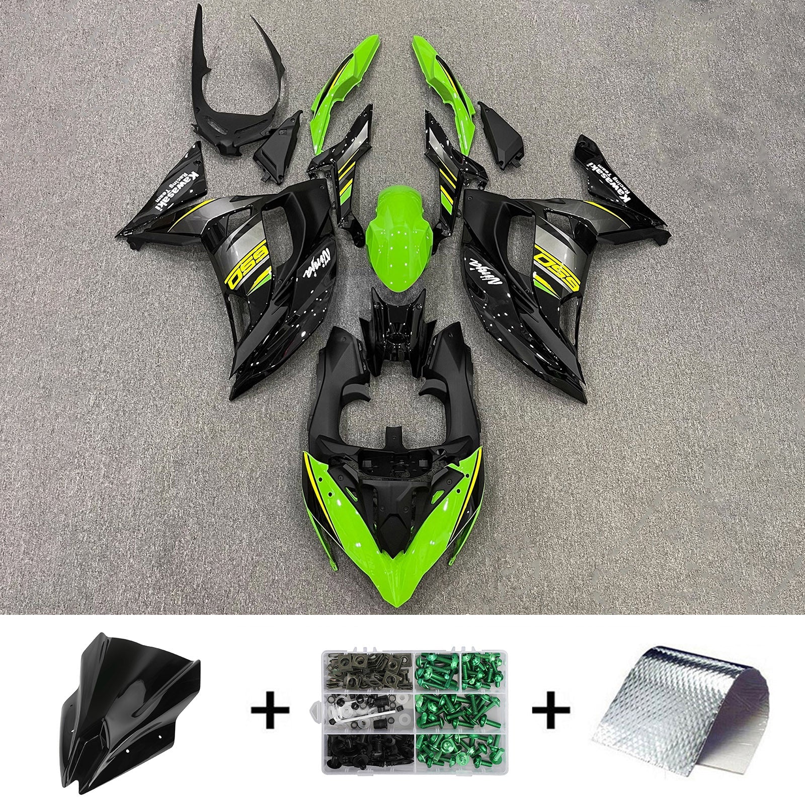 Kawasaki ER6F/Ninja650R 2017-2019 Fairing Kit Bodywork Plastic ABS