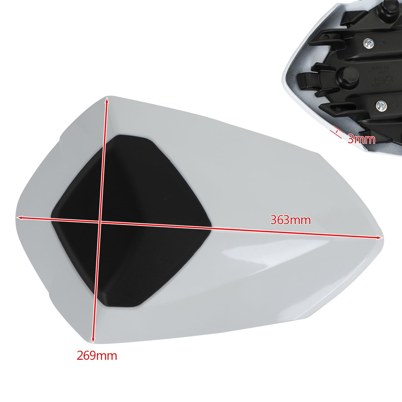 Rear Tail Seat Fairing Cowl Cover For Speed Triple RS 1050 2018-2022 Generic