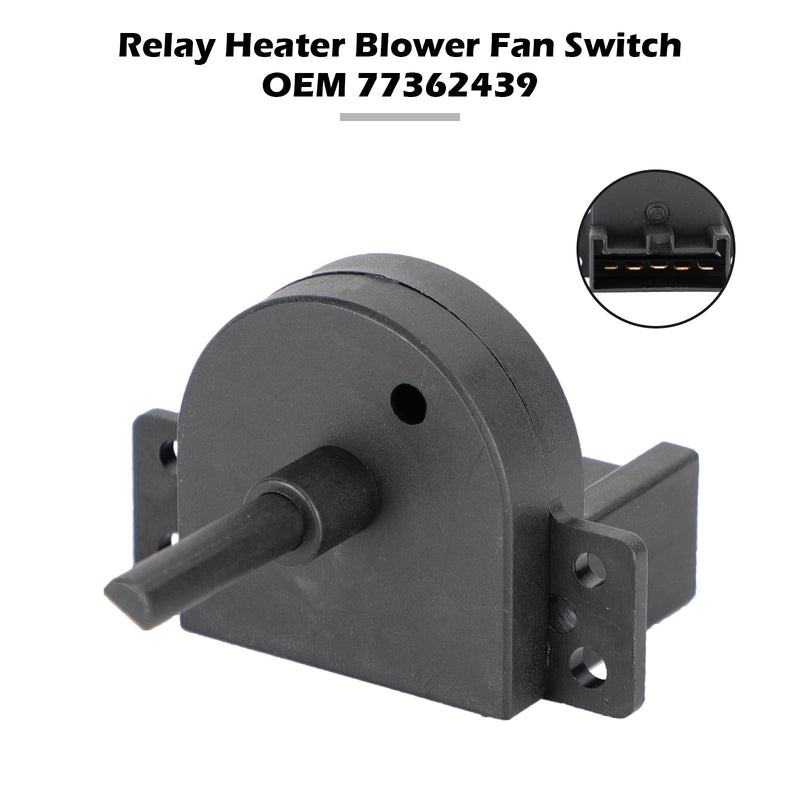 Relay Heater Blower Fan Switch 77362439 for Fiat Ducato Peugeot Boxer Citroen Generic