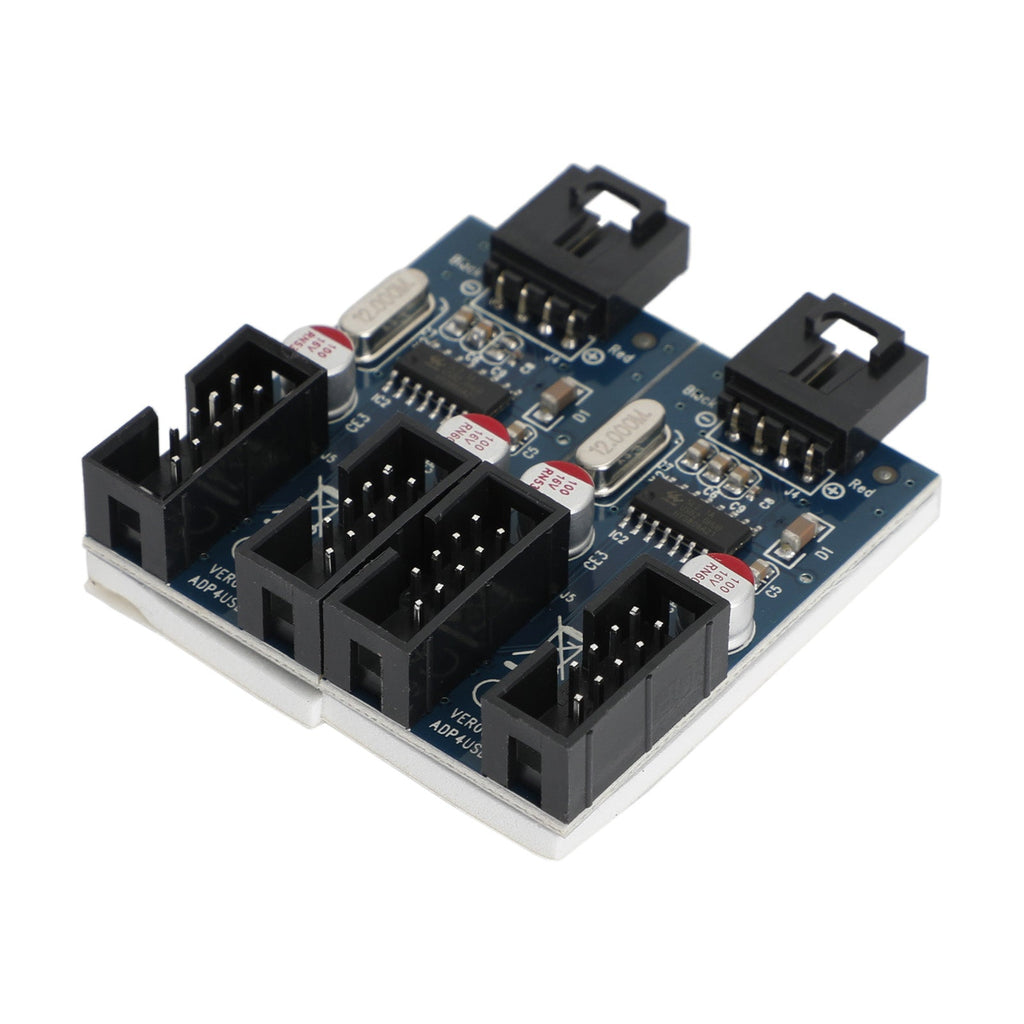 Usb Header Module 9 Pin USB Header Male 1 to 4 Female Motherboard Extension Connector Ex