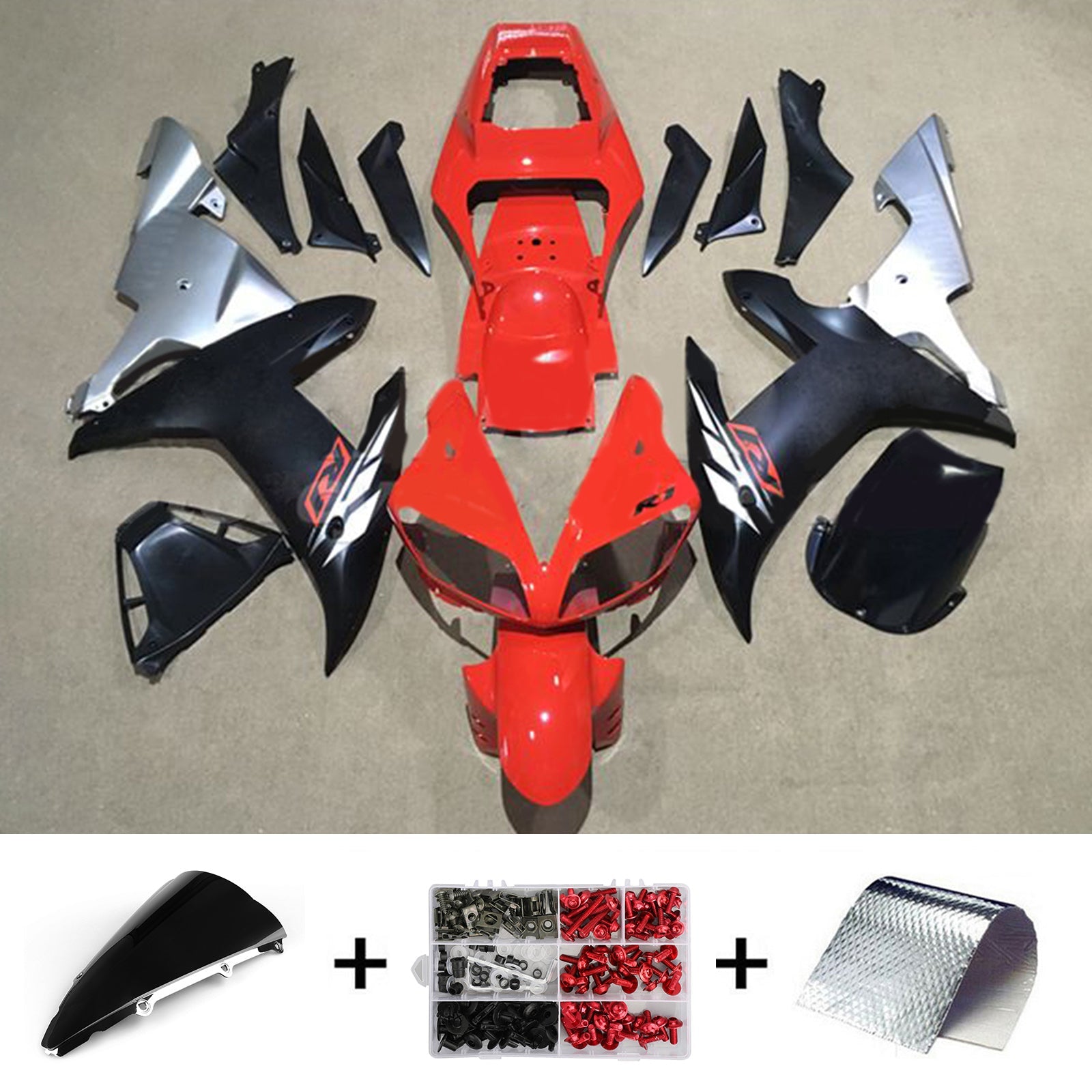 Yamaha YZF-R1 2002-2003 Fairing Kit Bodywork Plastic ABS