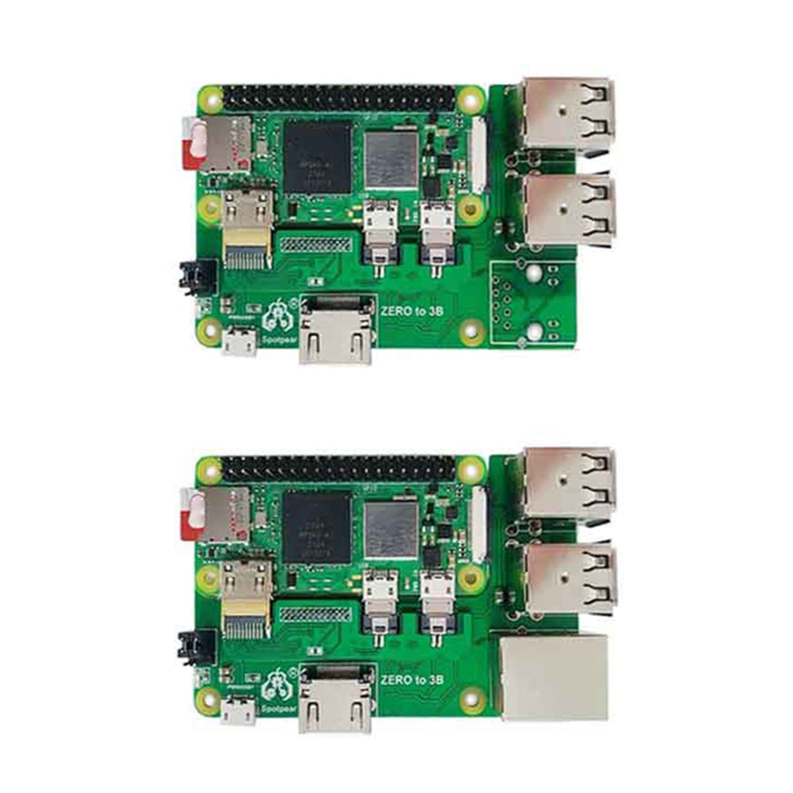 Expansion Board Zero Pi0 USB HUB RJ45 HAT fit for Raspberry Pi Zero 2w to 3B