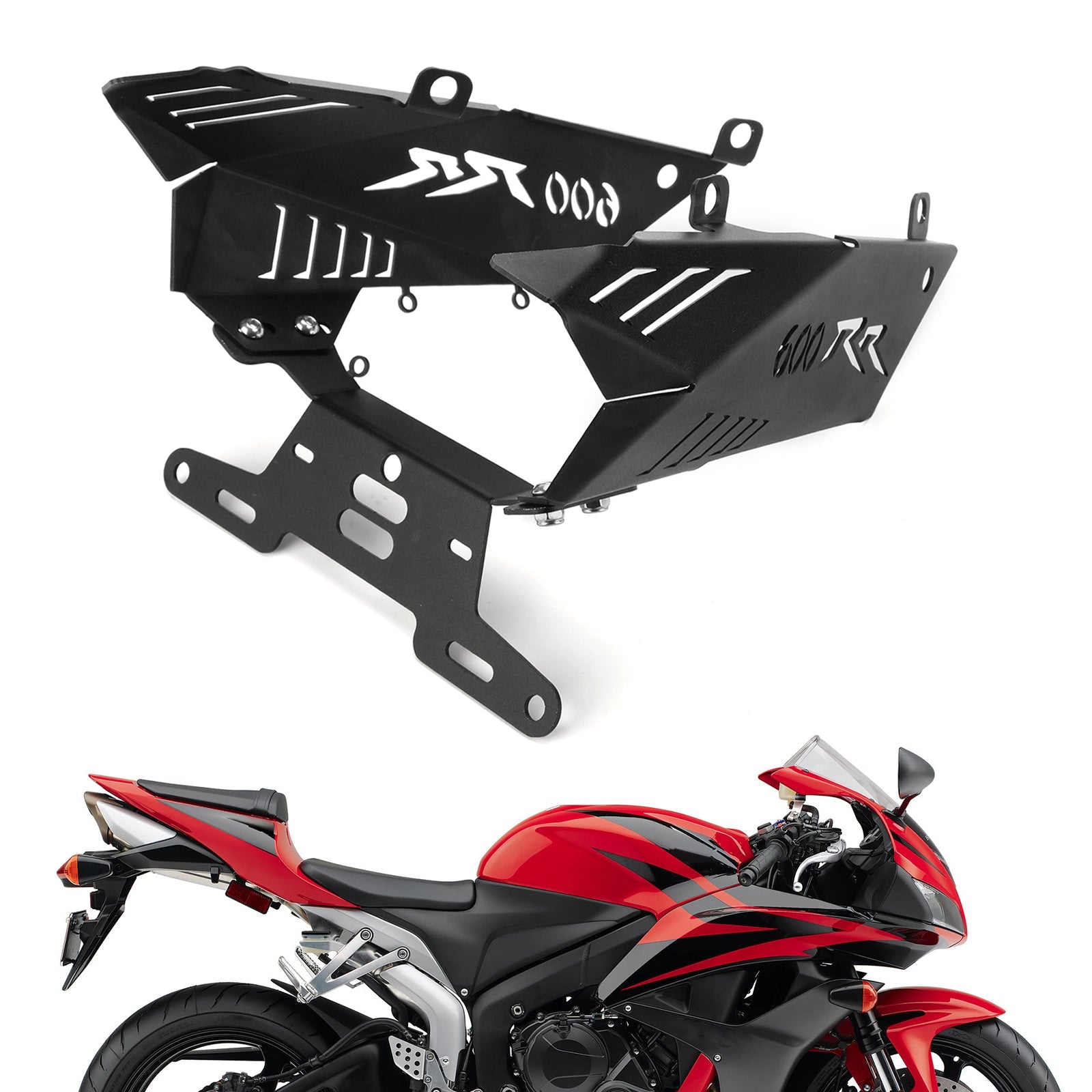 Rear License Plate Holder Bracket For HONDA CBR600RR 2007-2011 Generic