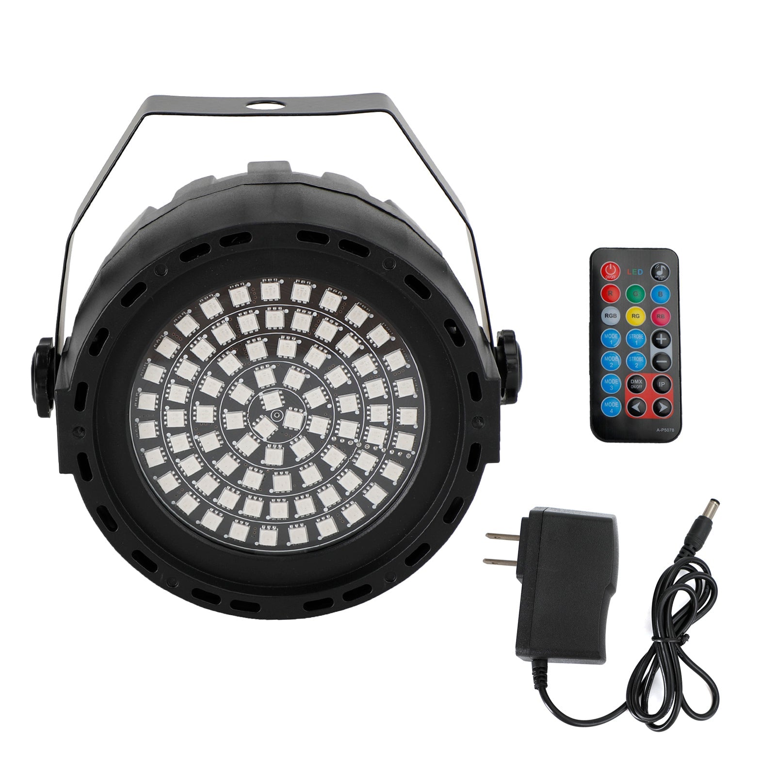 91 LED RGB Strobe Par Light Stage Light DMX Party Show KTV Bar Disco With Remote