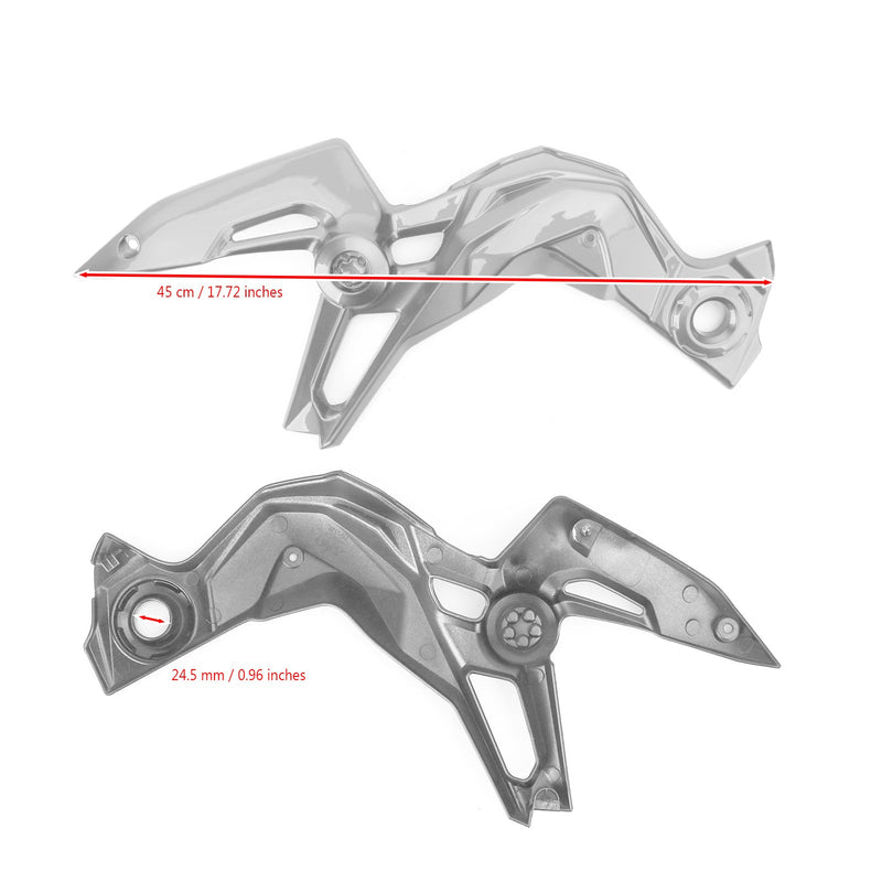 Embellecedor de cubierta protectora de marco de plástico ABS para motocicleta Kawasaki Z900 2020-2021 genérico