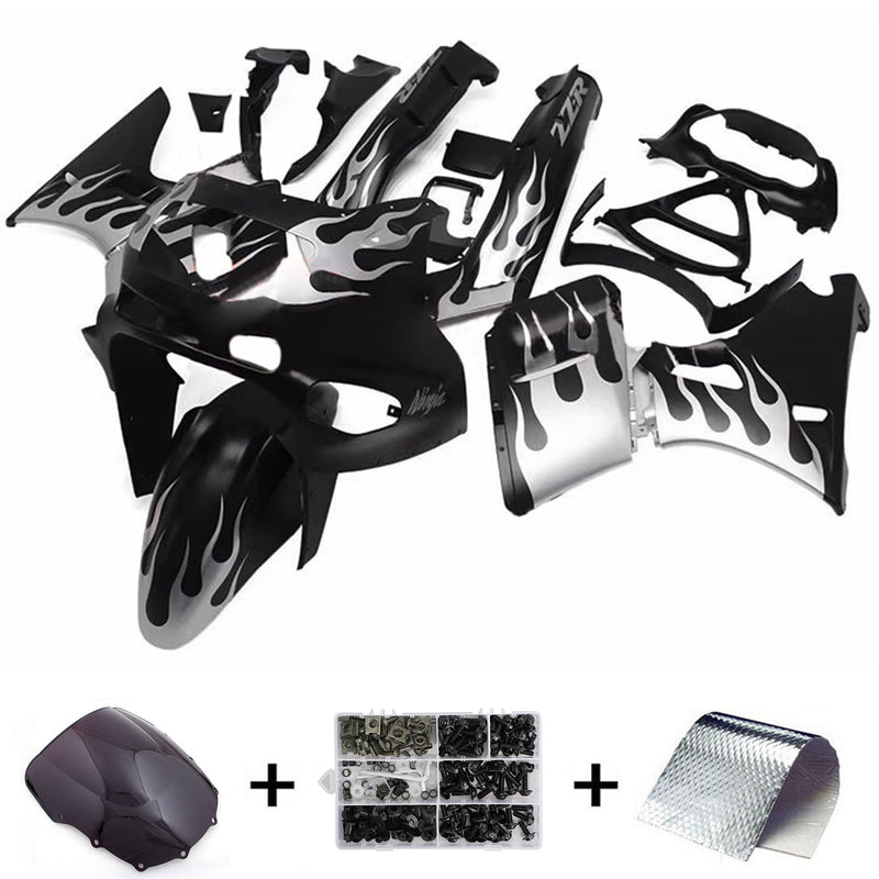 Kawasaki ZZR400 1993-2007 ZZR600 1998-2003 Fairing Kit Bodywork Plastic ABS