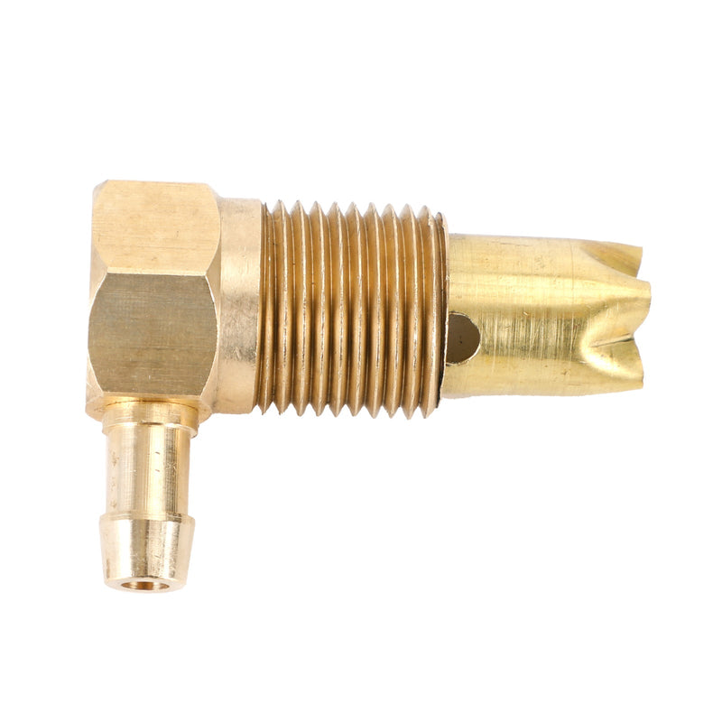 TEMCO 1/2" NPTF Fuel Brass Roll-Over / Tip Over Gas Tank Rollover Safety Vent Valve Assembly 5/16 Hose