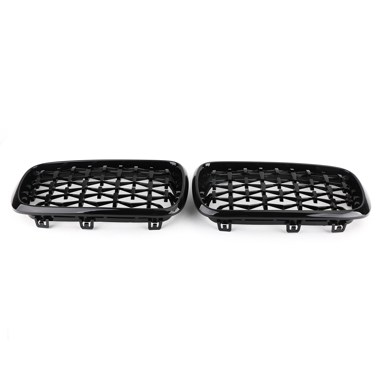 Meteor Front Kidney Grille Grill Fit 2014 - 2016 BMW X5 F15 Left & Right Black Generic