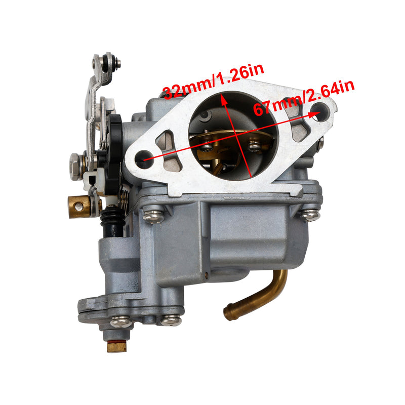 Carburetor Carb fit for Tohatsu Mercury 4 Stroke 9.8HP Outboard 3DP-03100-2