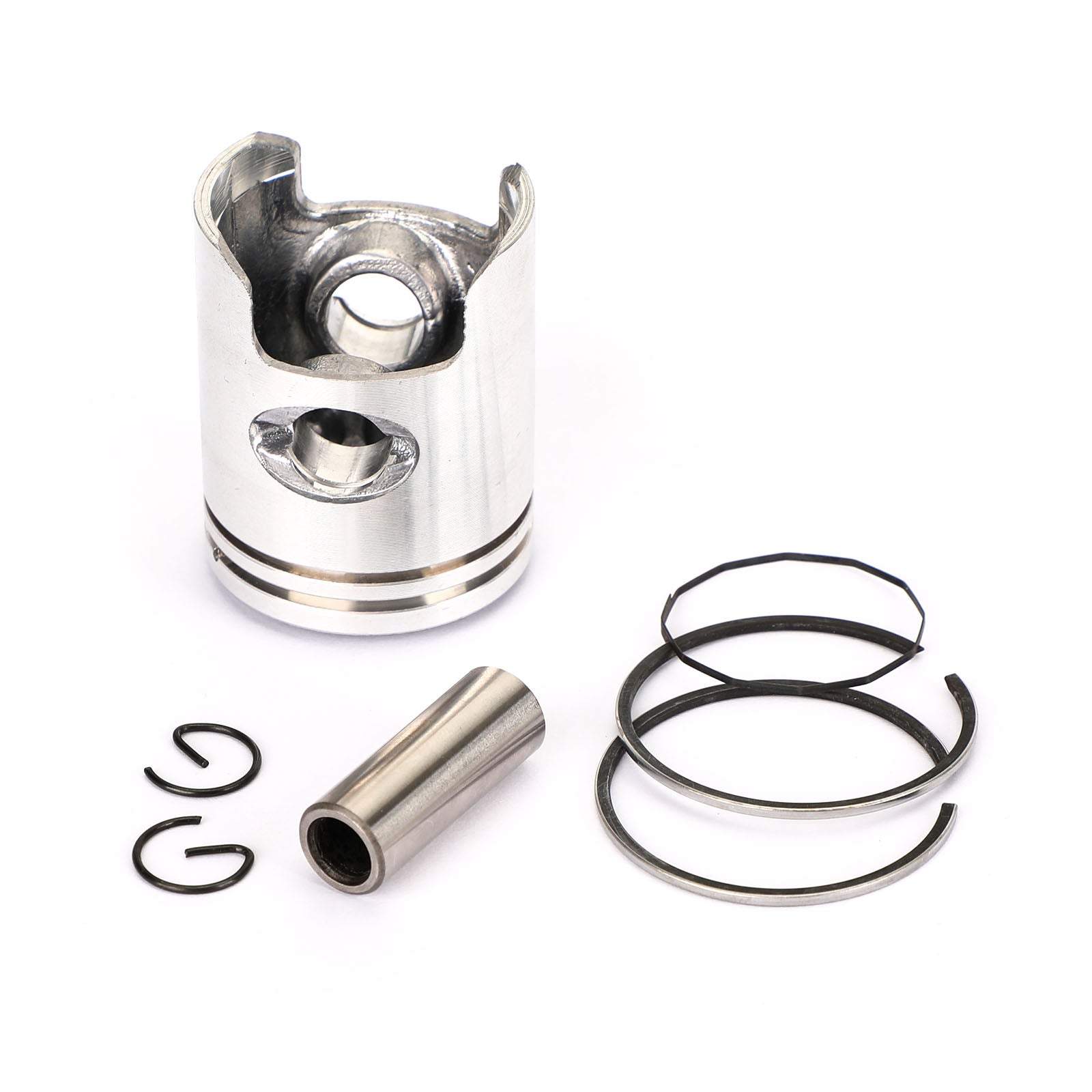 Piston Ring Pin Clip Kit For Honda Live Dio Zx50 Topic Ww50 Lead Nh50 STD(40mm)0.25MM(40.25mm)0.50MM(40.50mm)Bore Size Generic