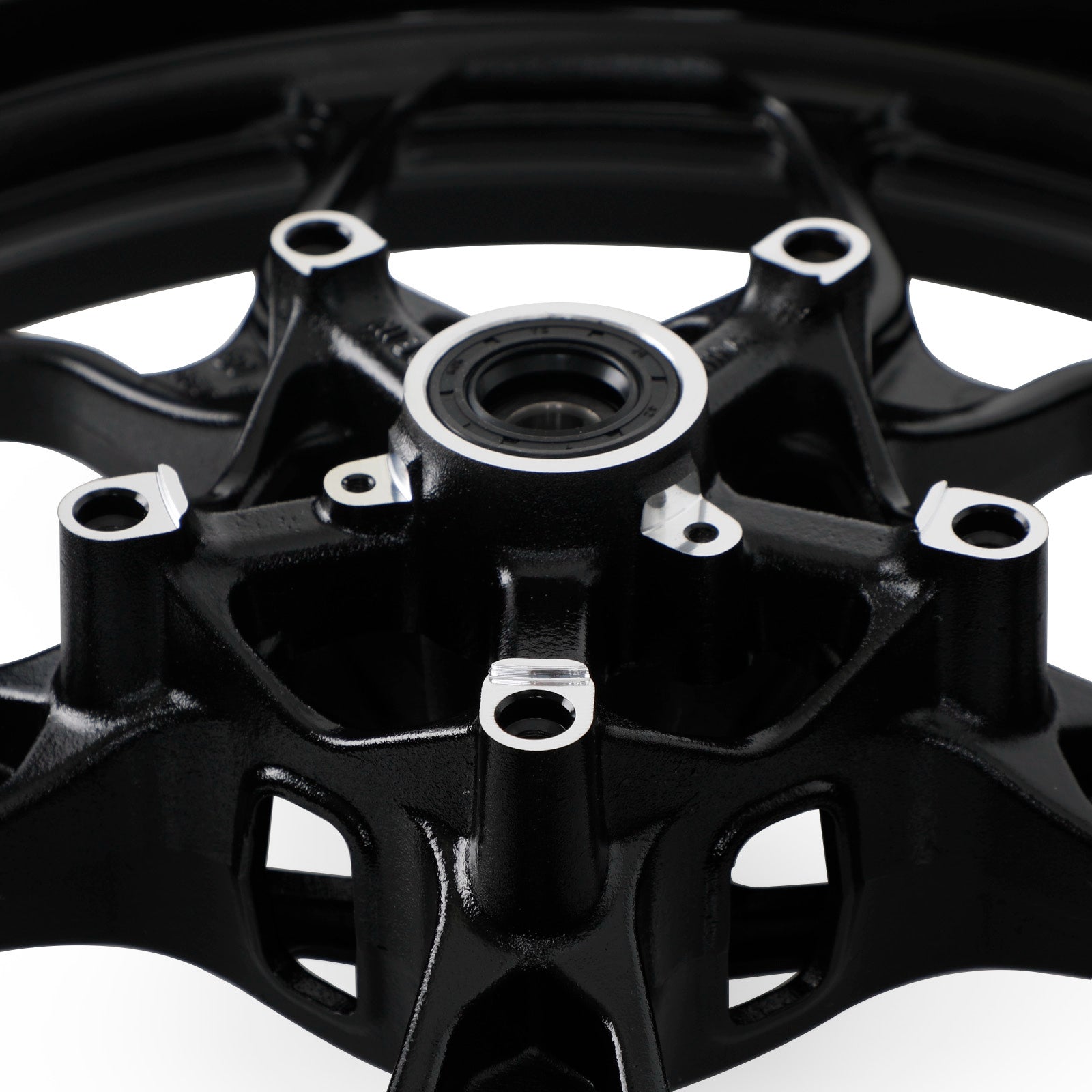 Black Front Wheel Rim For Yamaha YZF R3 2015 2016 2017 2018 2019 2020 2021 2022 Generic