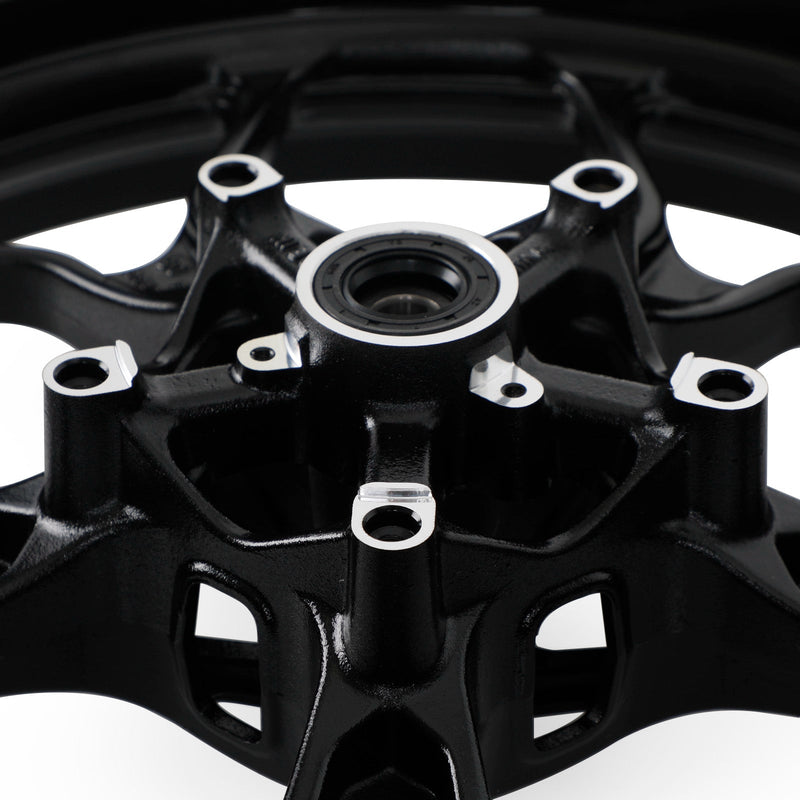 Black Front Wheel Rim For Yamaha YZF R3 2015 2016 2017 2018 2019 2020 2021 2022 Generic