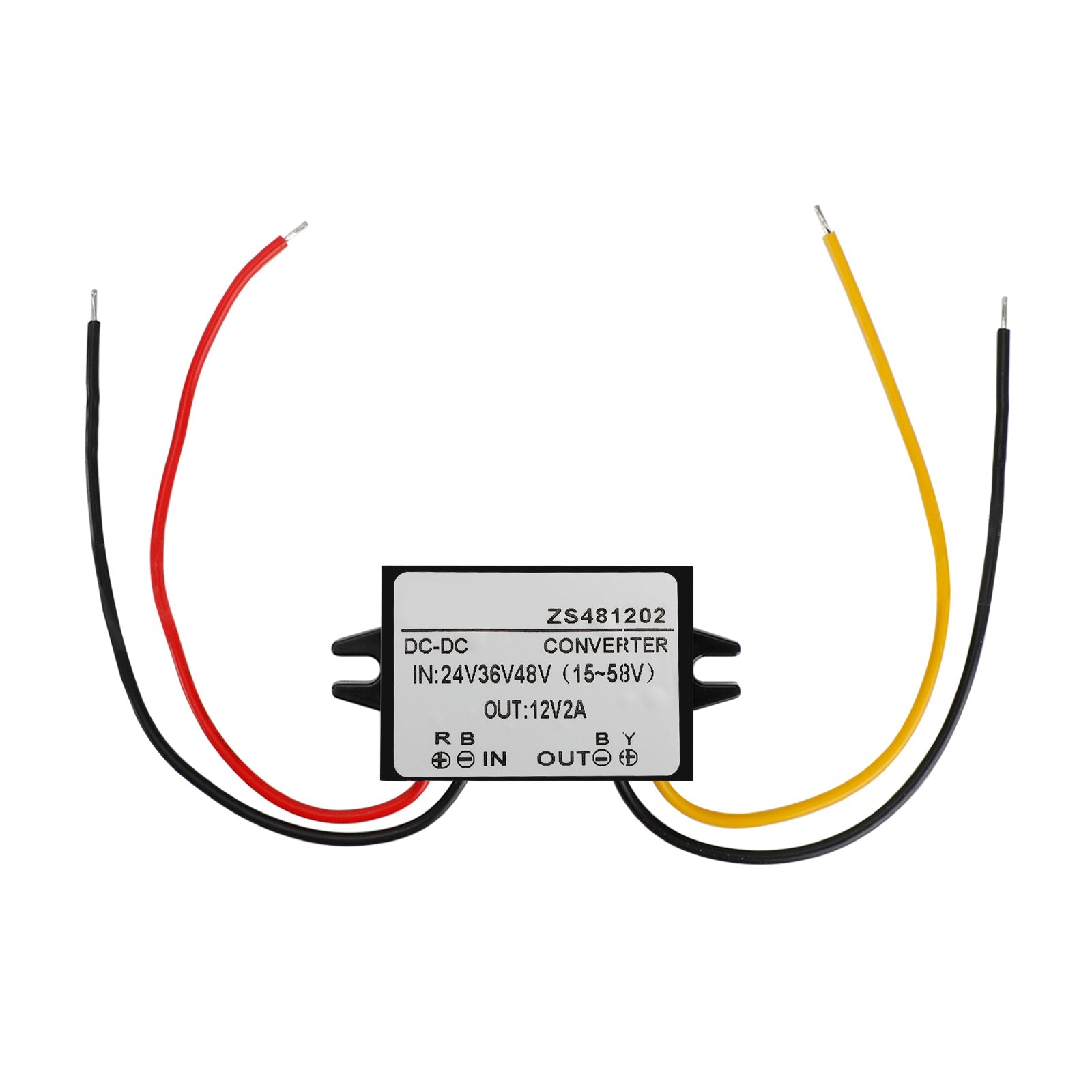 Convertidor DC-DC a prueba de agua 24V 36V 48V Reducir al módulo de fuente de alimentación de 12V