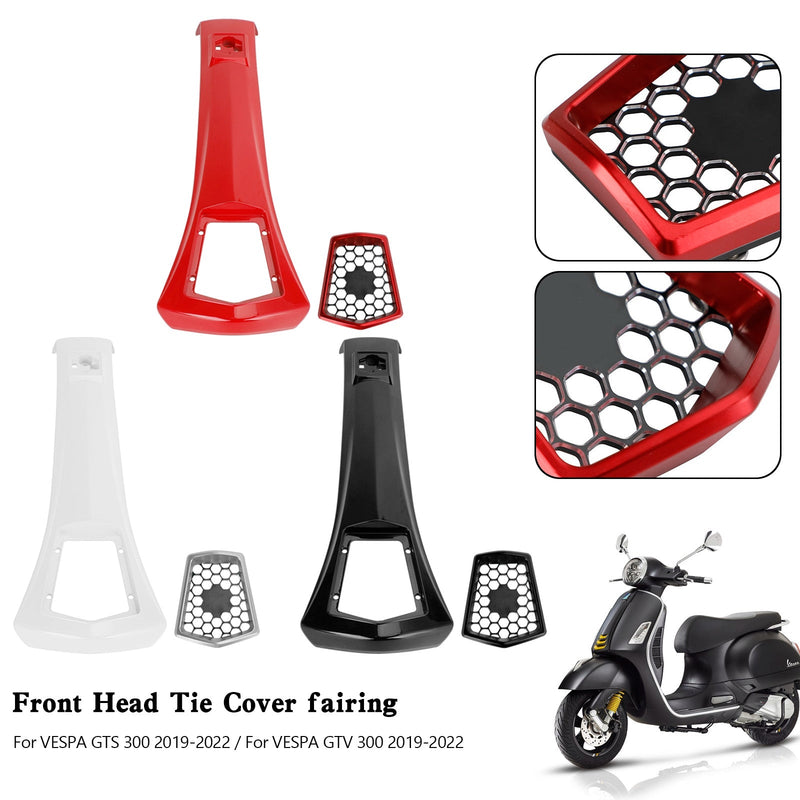 VESPA GTS 300 GTV 300 2019-2022 Cubierta delantera Cuerno carenado Corbata