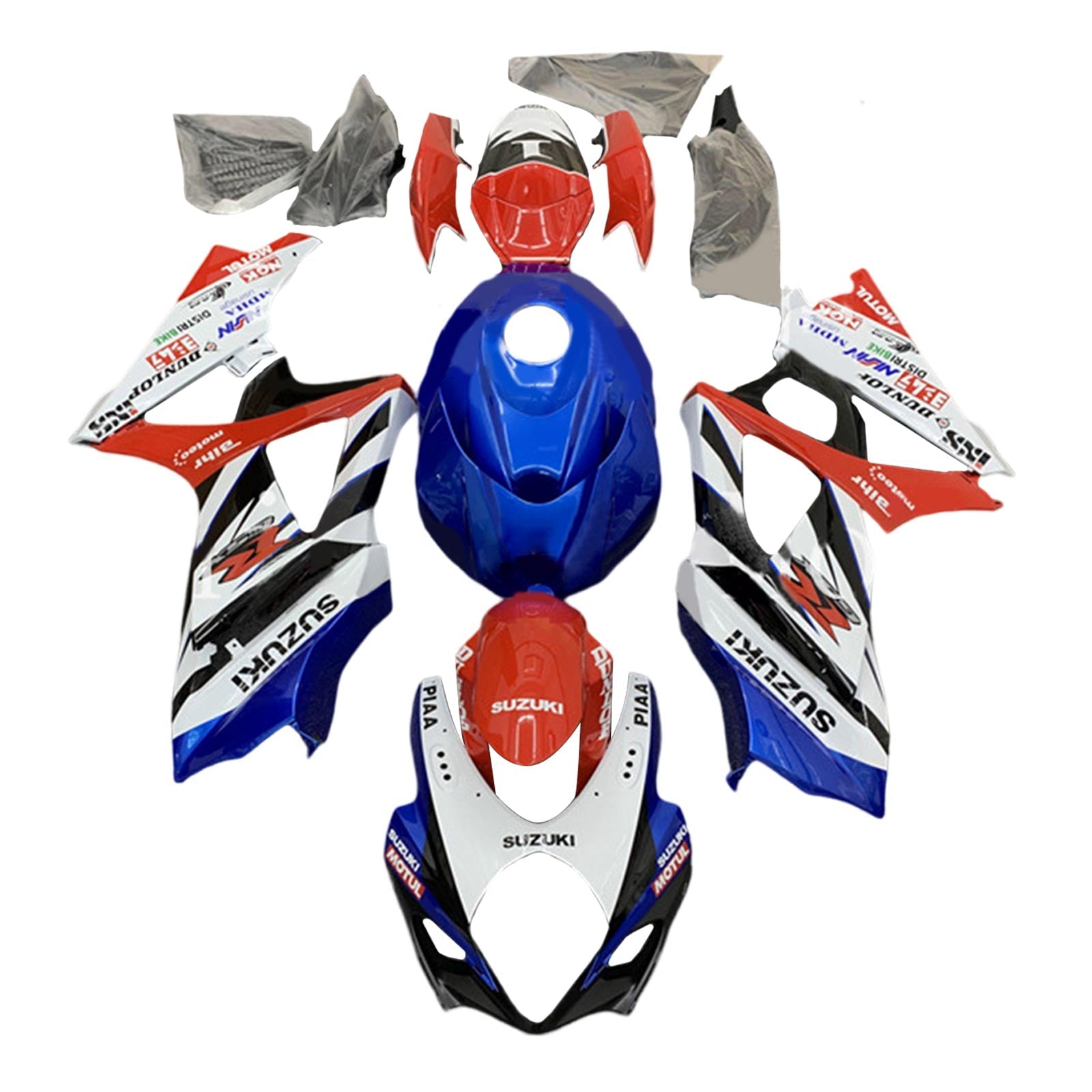 سوزوكي GSXR1000 2007-2008 K7 الهدايا المجمعة هيكل السيارة البلاستيك ABS