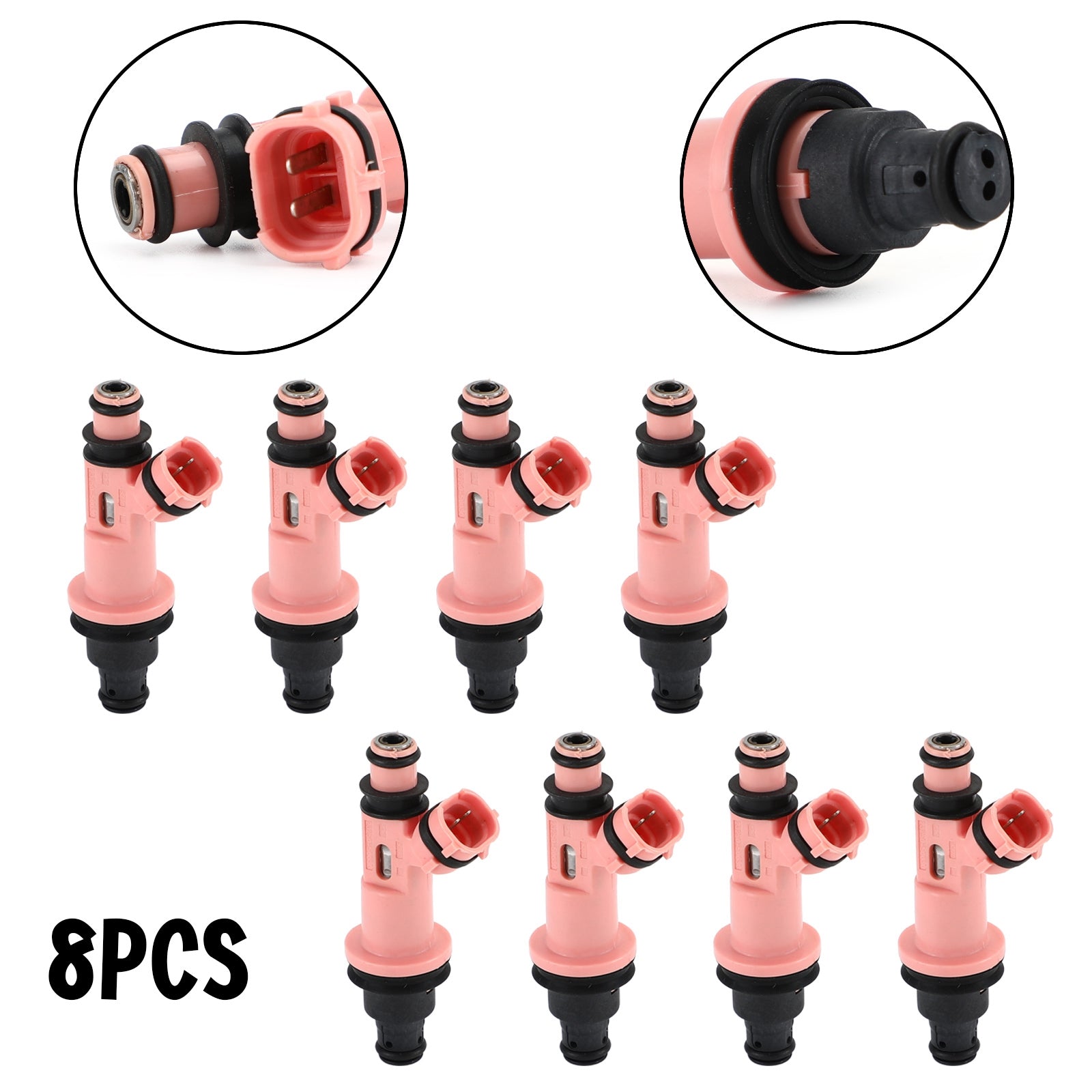 8pcs Fuel Injectors 23250-50030 Fit Lexus GS400 GS430 LS430 SC400 SC430 4.3L Generic