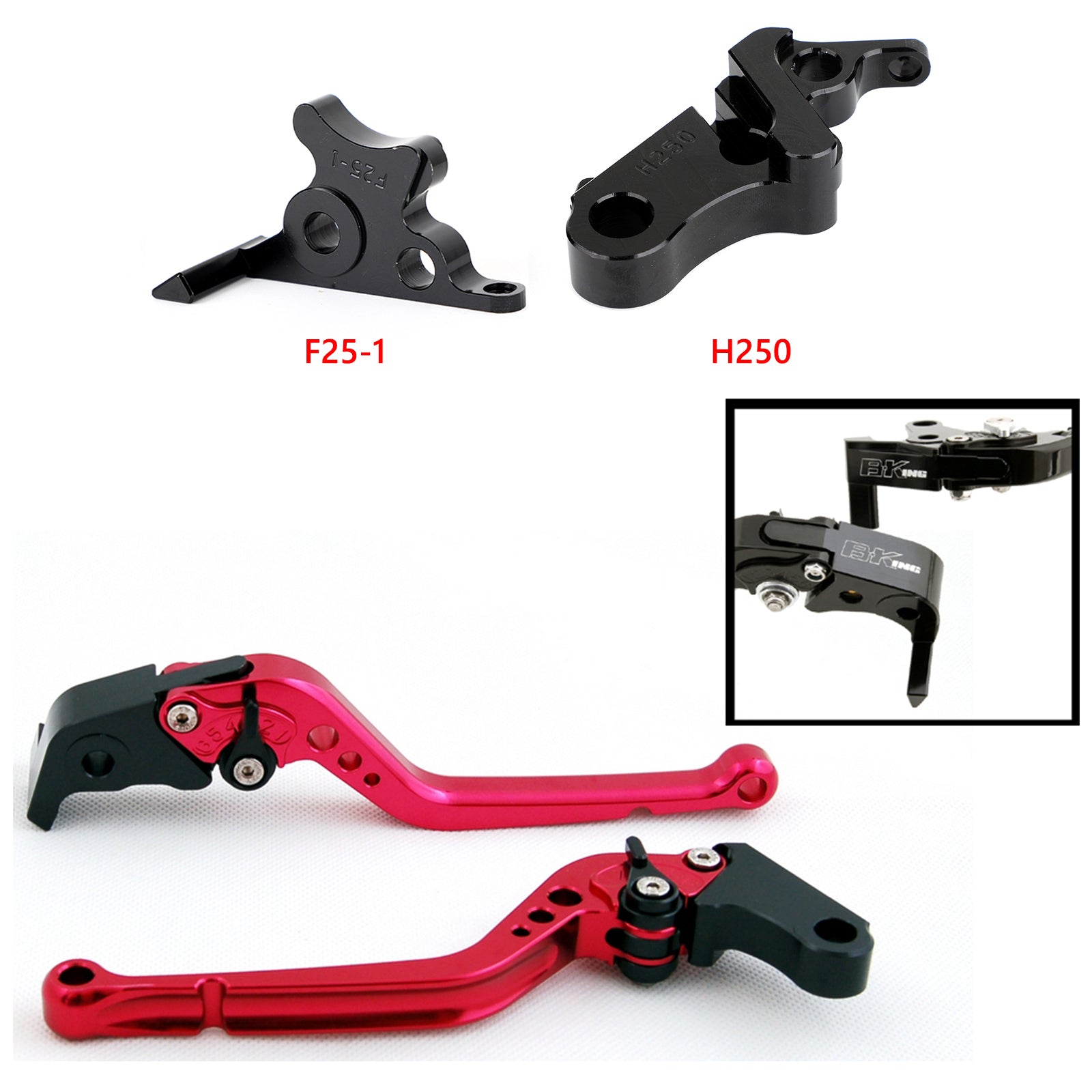 Long Clutch Brake Lever fit for Honda CBR500R/CB500F/X 19-21 CBR300R 19-21 Generic