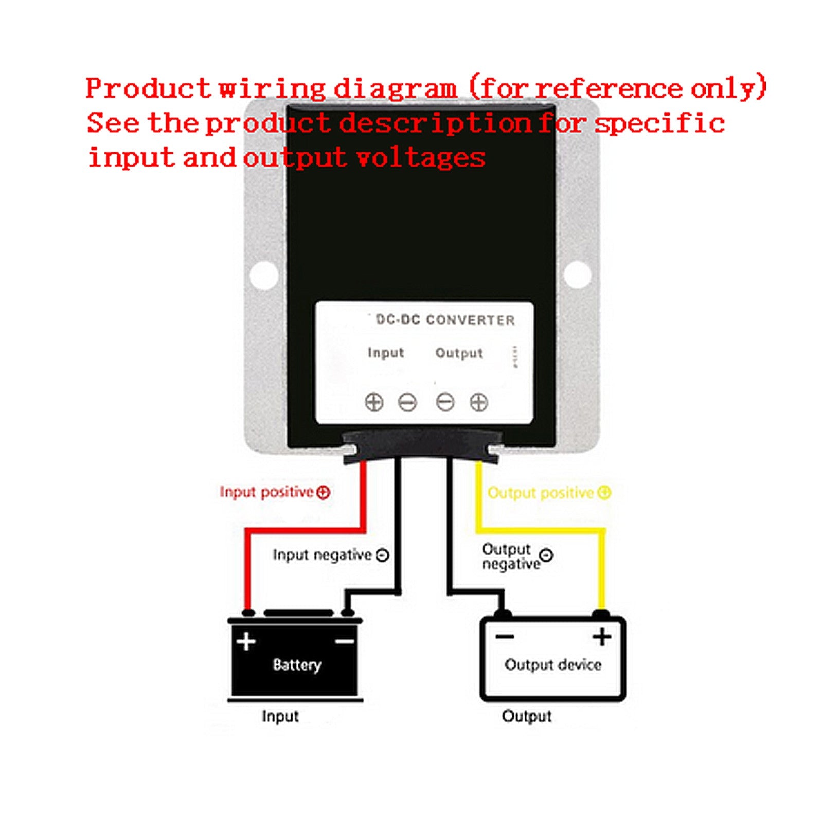 Waterproof DC/DC Converter Regulator 12V Step Up to 15V 5A 75W