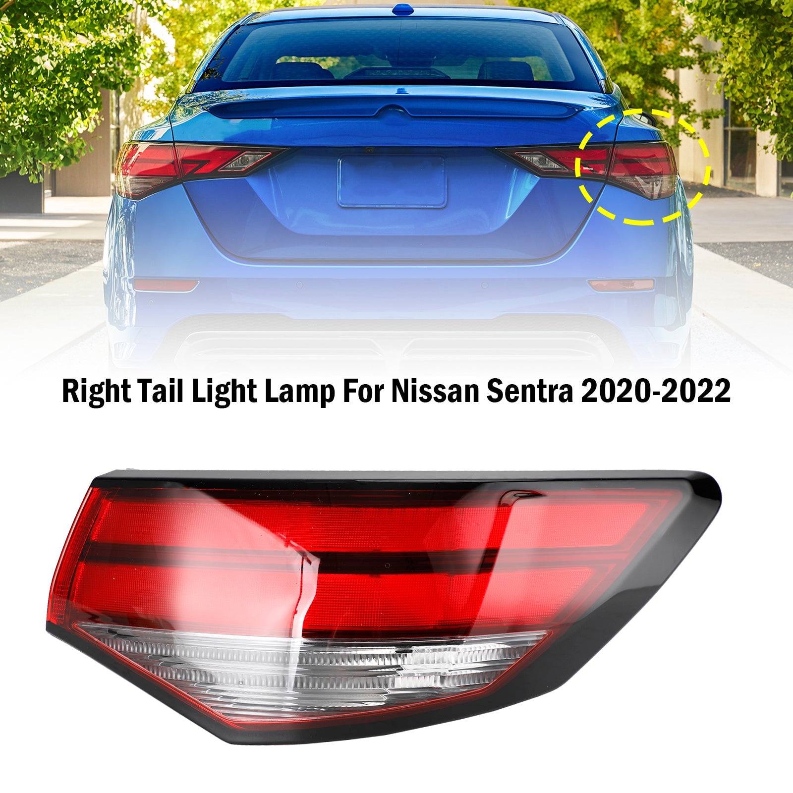 Nissan Sentra 2020-2022 Right Tail Light Lamp