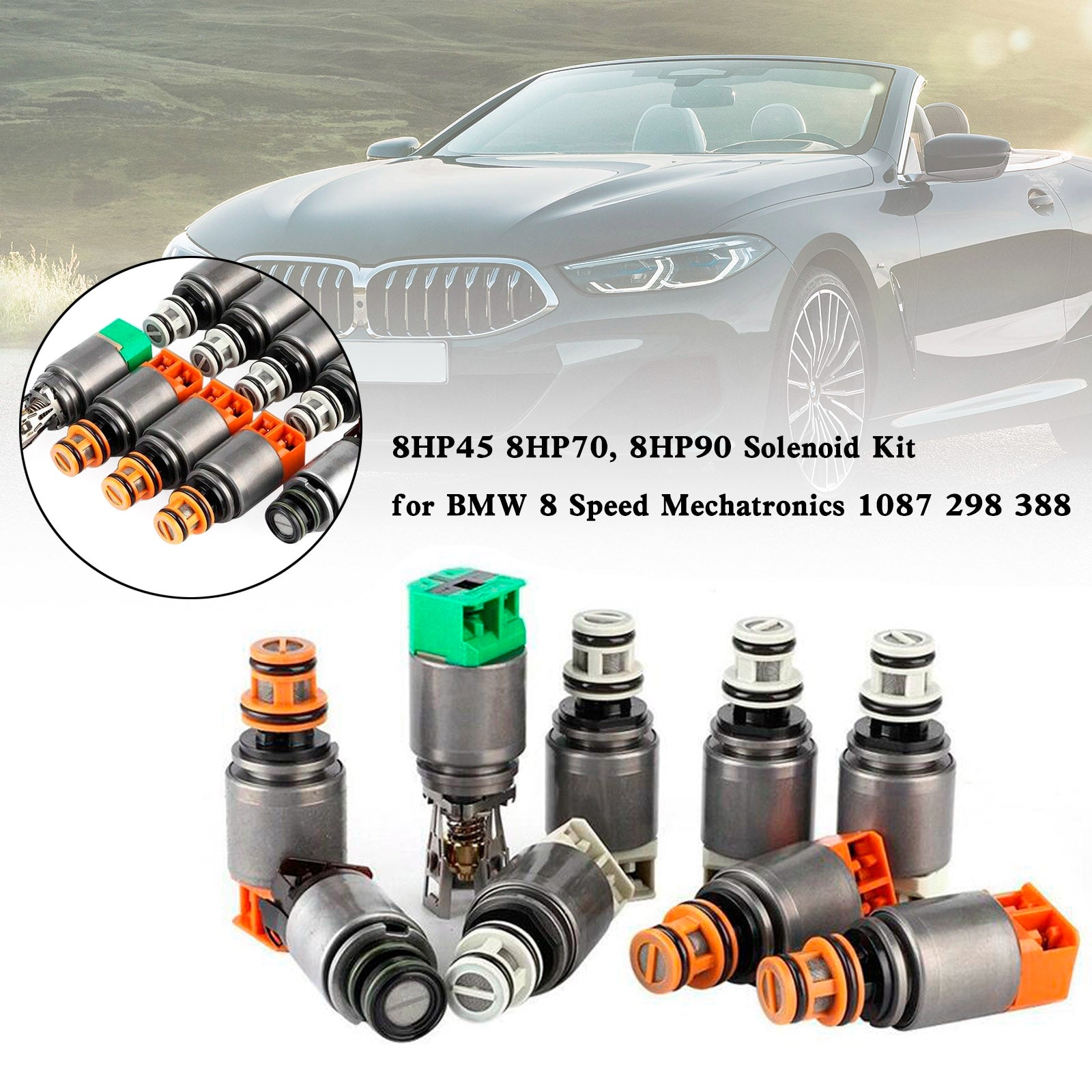 8HP45 8HP70  Solenoid Kit for BMW 8 Speed Mechatronics 1087 298 388