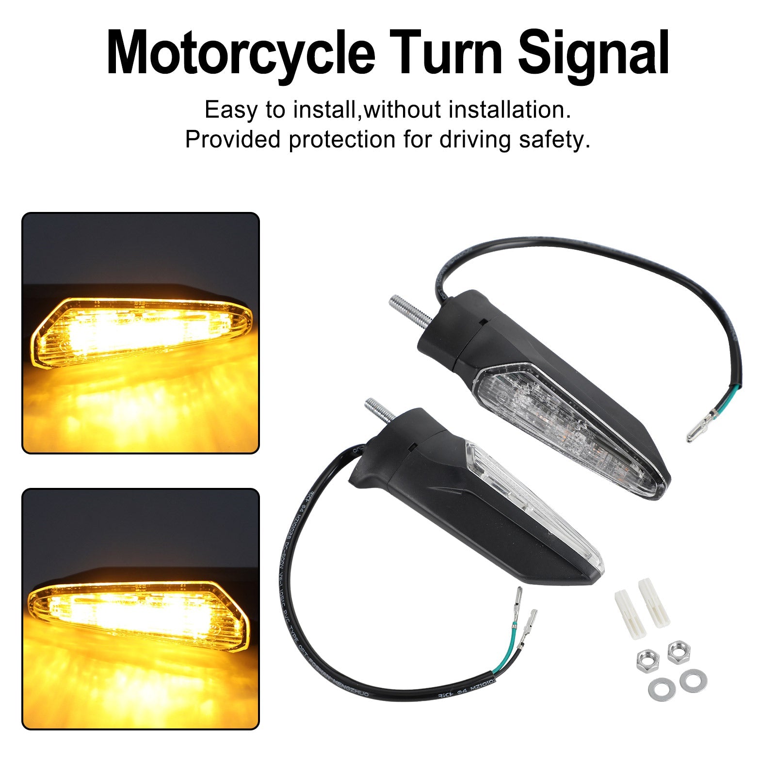 Front Rear LED Turn Signal Light For HONDA CRF1000L Africa Twin 2015-2017 Generic