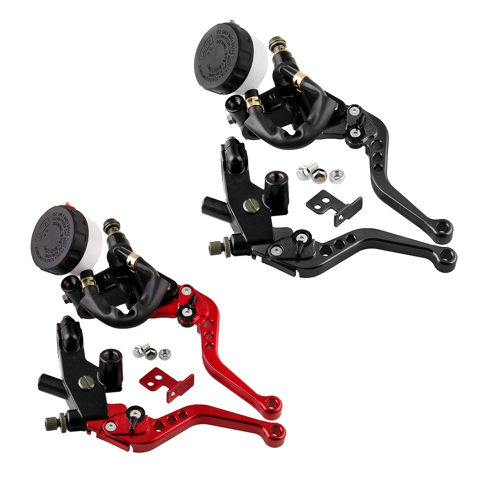 Universal 7/8'' 22mm Front Brake Clutch Master Cylinder Reservoir Levers