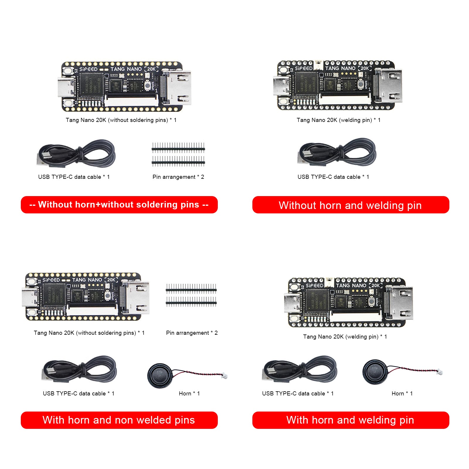 Placa de desarrollo Sipeed Tang Nano 20K, juego Retro FPGA de código abierto con altavoz