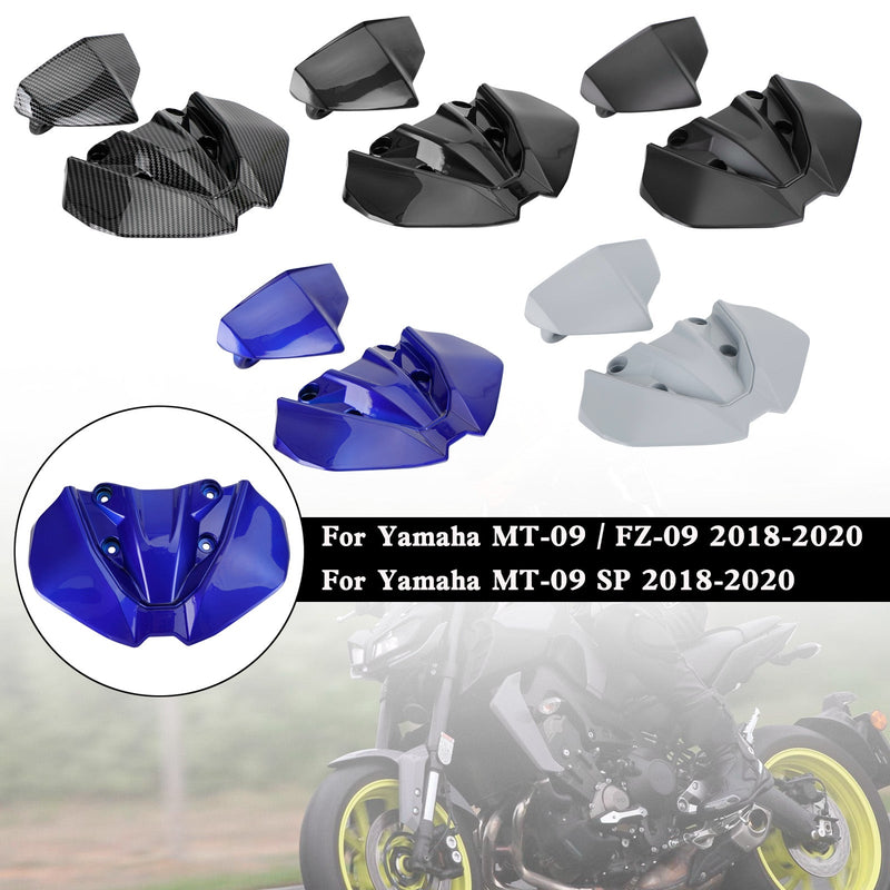 2018-2020 Yamaha MT-09 FZ09 MT-09 SP Cubierta de parabrisas de carenado de faros delanteros