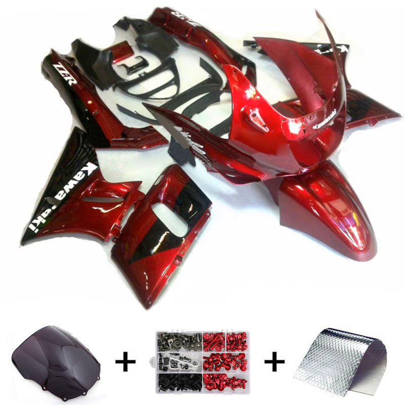 Kawasaki ZZR400 1993-2007 ZZR600 1998-2003 Fairing Kit Bodywork Plastic ABS